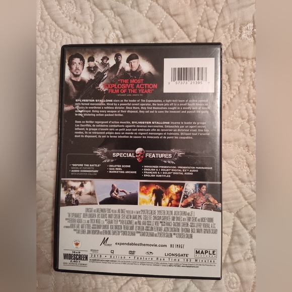 DVD sale...3 for $15...The expandables with Silvester Stallone - Picture 2 of 3